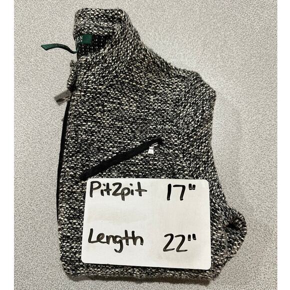 Lauren Ralph Lauren Sz S Full Zip Tweed Boucle Moto Jacket Mock Neck Zip Pockets - Picture 6 of 10